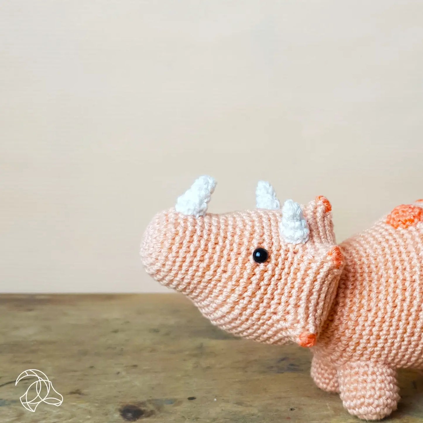 Dino Tricératops - Kit Crochet Complet
