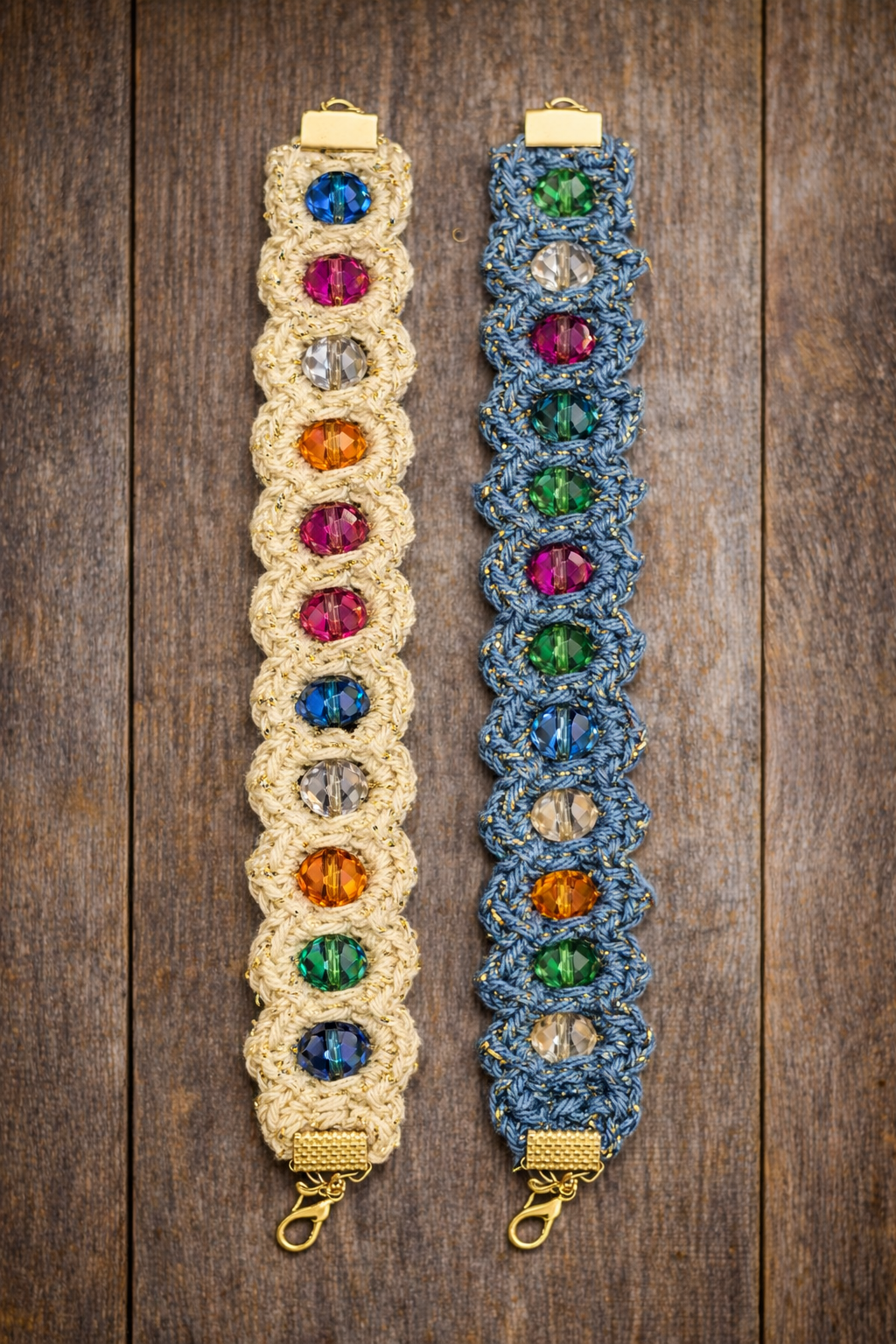 KIT Bracelet Perles en verre Multicolores