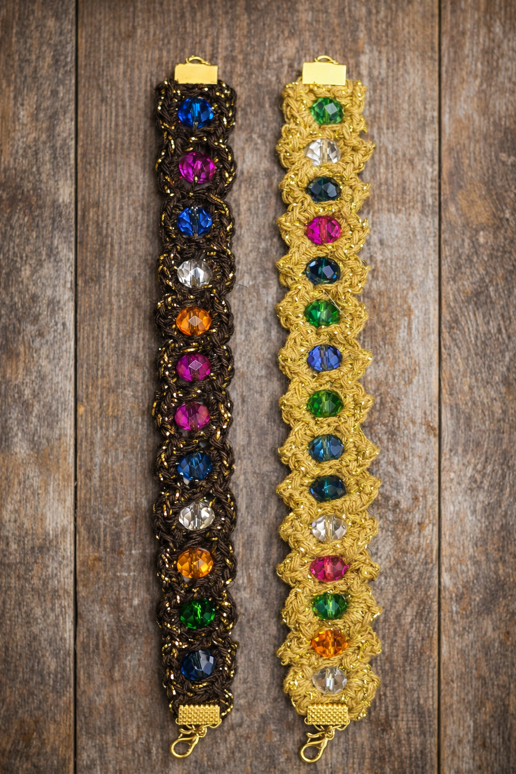 KIT Bracelet Perles en verre Multicolores