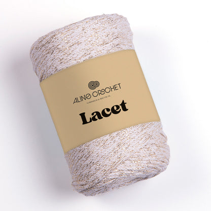 LACET METALLISE 250g / Macramé COTON LUREX Yarn Art