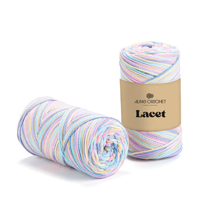 LACET FUN 250g - Coton macramé 80% recyclé, 20% polyester