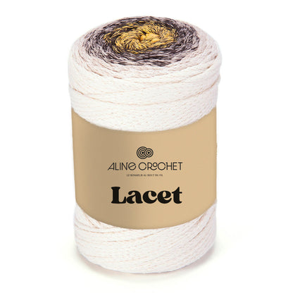 LACET FUN 250g - Coton macramé 80% recyclé, 20% polyester