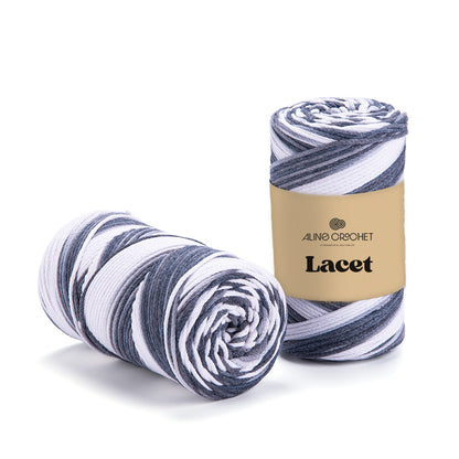 LACET FUN 250g - Coton macramé 80% recyclé, 20% polyester