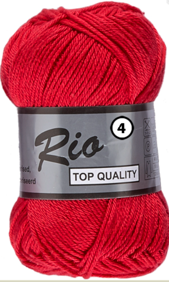 RIO 4  -  50g - 100% coton mercerisé