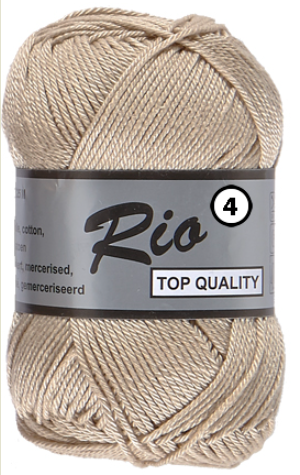 RIO 4  -  50g - 100% coton mercerisé