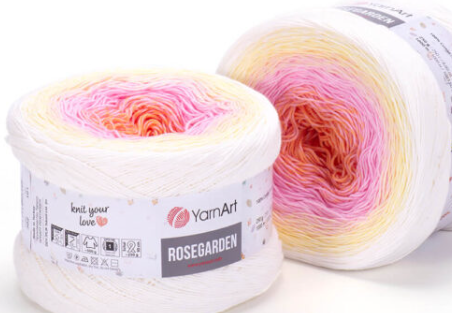 Laine ROSEGARDEN 250g - 100% coton