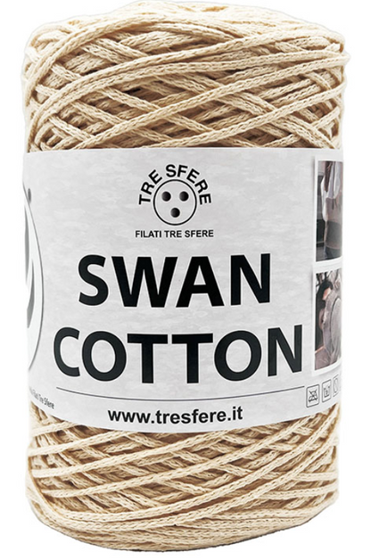 LACET SWAN COTTON- Coton macramé 70% recyclé, 30% polyester