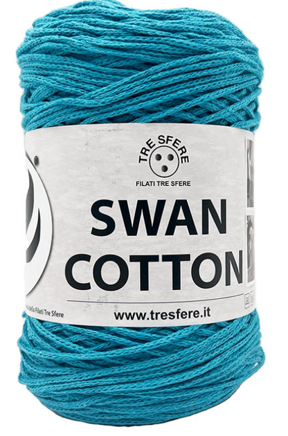 LACET SWAN COTTON- Coton macramé 70% recyclé, 30% polyester